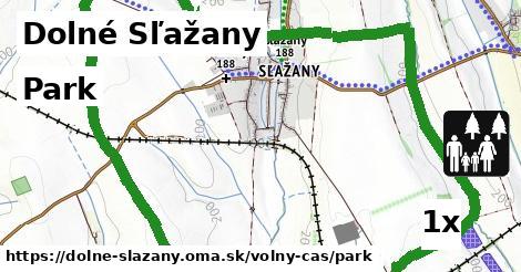 park v Dolné Sľažany