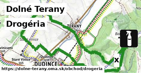 Drogéria, Dolné Terany