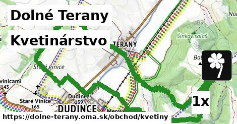 Kvetinárstvo, Dolné Terany