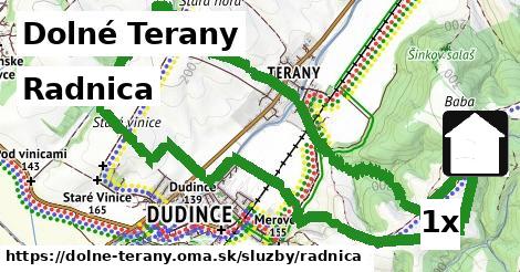 Radnica, Dolné Terany