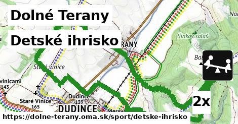 Detské ihrisko, Dolné Terany