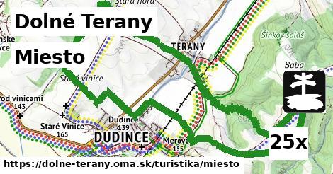 Miesto, Dolné Terany