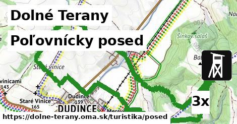 Poľovnícky posed, Dolné Terany