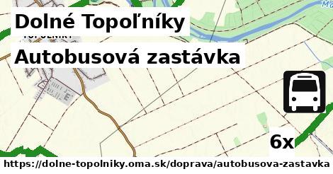 Autobusová zastávka, Dolné Topoľníky