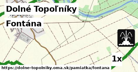fontána v Dolné Topoľníky