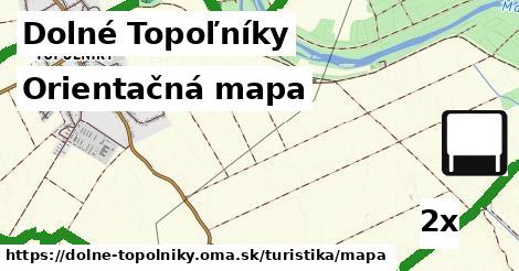 Orientačná mapa, Dolné Topoľníky