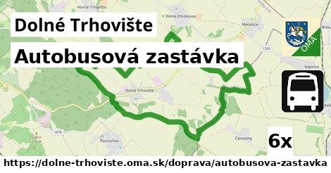 Autobusová zastávka, Dolné Trhovište