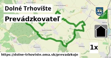 prevádzkovateľ v Dolné Trhovište