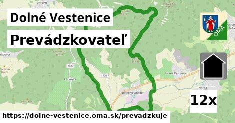 prevádzkovateľ v Dolné Vestenice