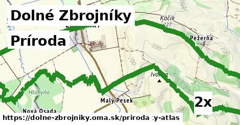 príroda v Dolné Zbrojníky