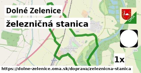 železničná stanica, Dolné Zelenice