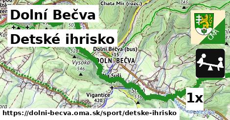Detské ihrisko, Dolní Bečva