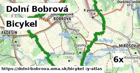 bicykel v Dolní Bobrová