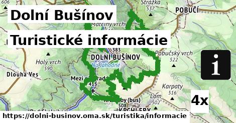 Turistické informácie, Dolní Bušínov