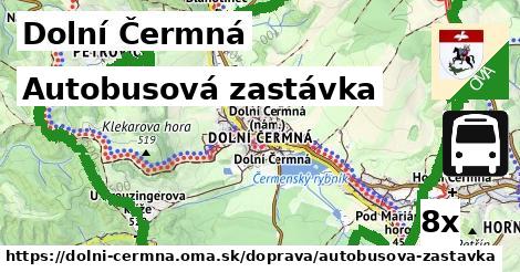 Autobusová zastávka, Dolní Čermná