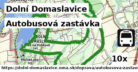 Autobusová zastávka, Dolní Domaslavice