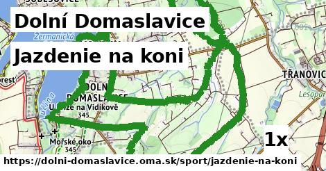 Jazdenie na koni, Dolní Domaslavice
