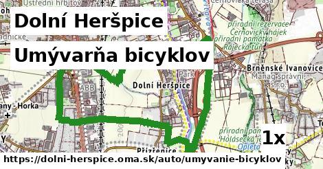 Umývarňa bicyklov, Dolní Heršpice