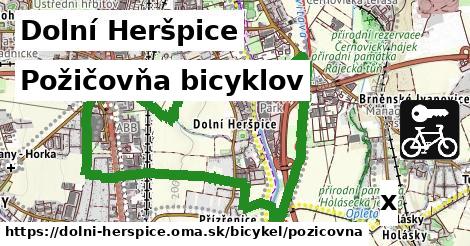 Požičovňa bicyklov, Dolní Heršpice