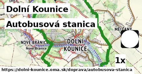 Autobusová stanica, Dolní Kounice