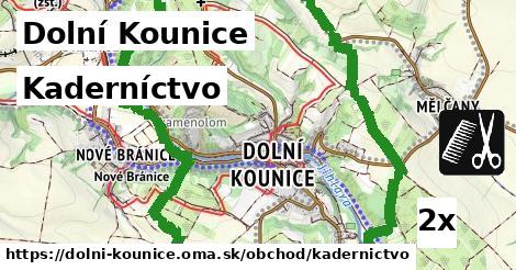 Kaderníctvo, Dolní Kounice