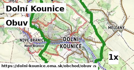 Obuv, Dolní Kounice