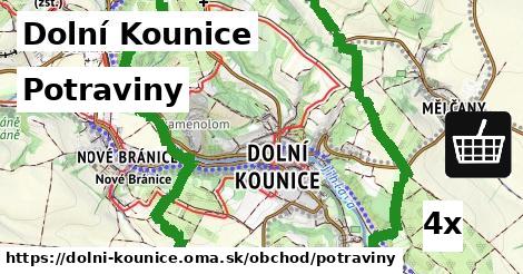 Potraviny, Dolní Kounice