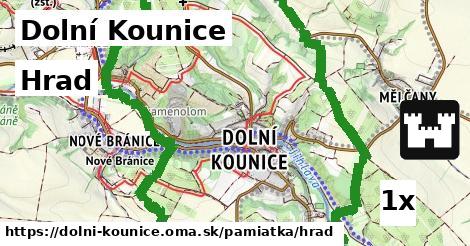 Hrad, Dolní Kounice