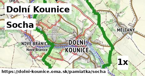 Socha, Dolní Kounice