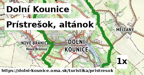 Prístrešok, altánok, Dolní Kounice