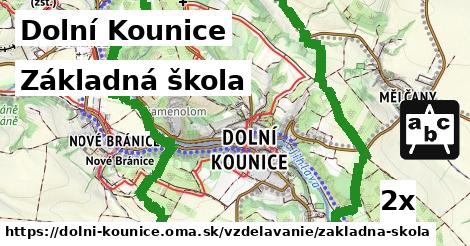 Základná škola, Dolní Kounice