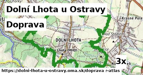 doprava v Dolní Lhota u Ostravy