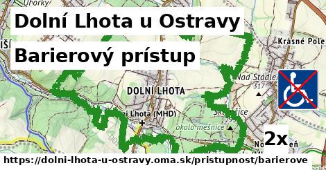 Barierový prístup, Dolní Lhota u Ostravy