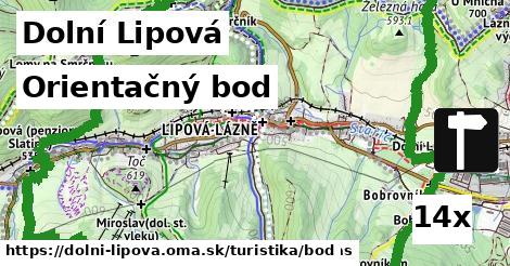 orientačný bod v Dolní Lipová