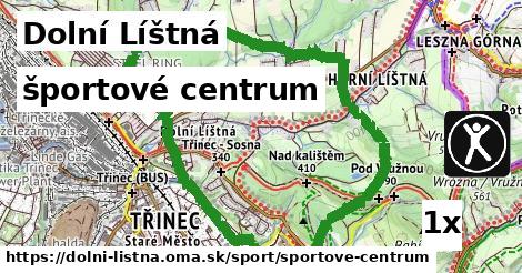 športové centrum, Dolní Líštná