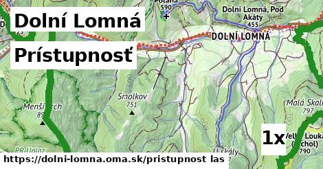 prístupnosť v Dolní Lomná