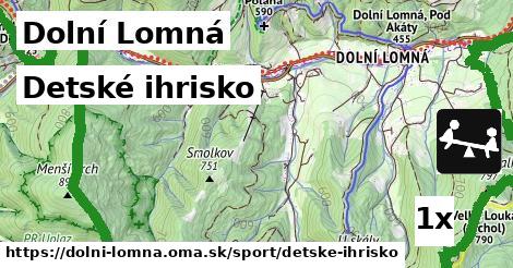 Detské ihrisko, Dolní Lomná