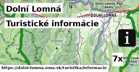 Turistické informácie, Dolní Lomná