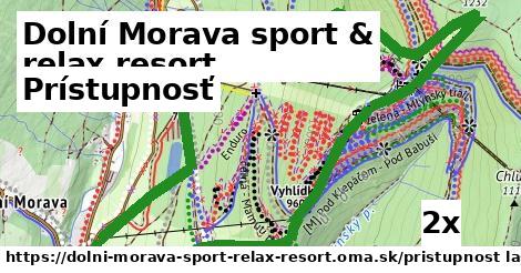 prístupnosť v Dolní Morava sport & relax resort