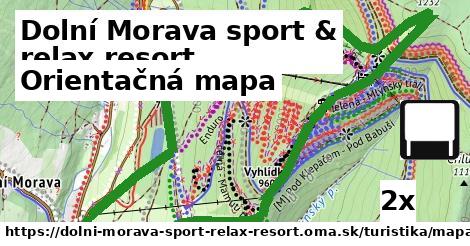 Orientačná mapa, Dolní Morava sport & relax resort