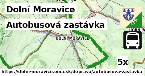 Autobusová zastávka, Dolní Moravice