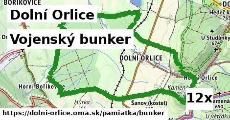 Vojenský bunker, Dolní Orlice