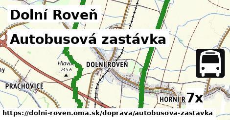 Autobusová zastávka, Dolní Roveň