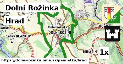 Hrad, Dolní Rožínka