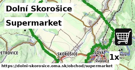 supermarket v Dolní Skorošice