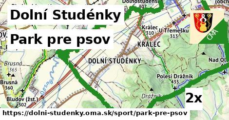 park pre psov v Dolní Studénky