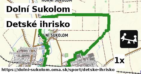 detské ihrisko v Dolní Sukolom