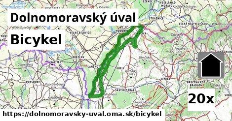 bicykel v Dolnomoravský úval