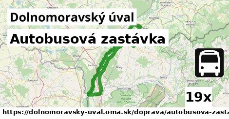 Autobusová zastávka, Dolnomoravský úval