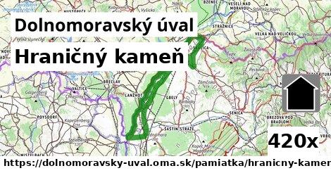 Hraničný kameň, Dolnomoravský úval